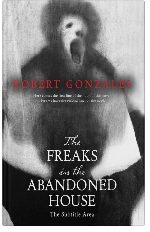 Front view of Premade Horror Book Cover - Swiss Coffee