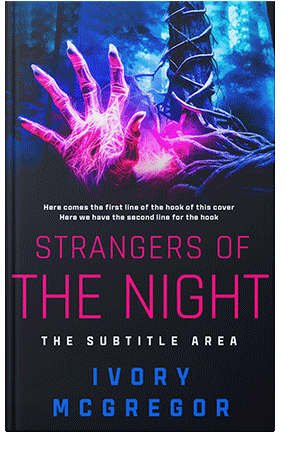 Pre Made Book Cover Orchid