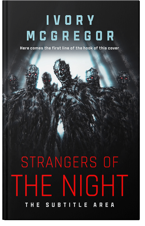 Front view of Premade Horror Book Cover - Woodsmoke