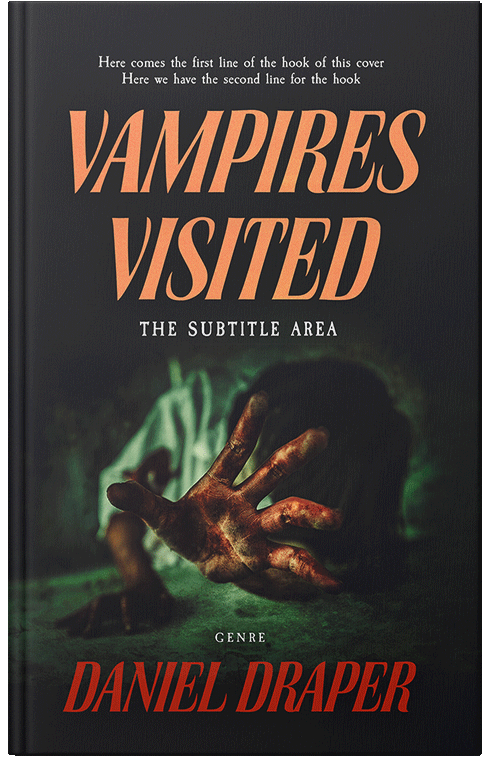 Front view of Premade Horror Book Cover - Heavy Metal