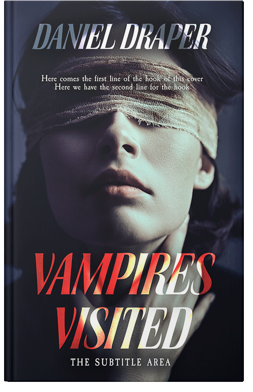 Front view of Premade Horror Book Cover - Coral Reef