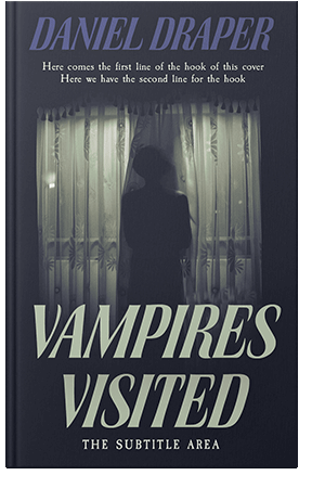 Pre Made Book Cover Ebony Clay