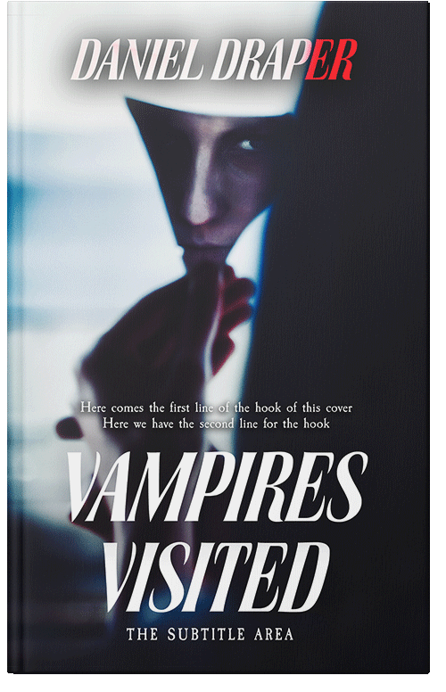 Front view of Premade Horror Book Cover - Charade