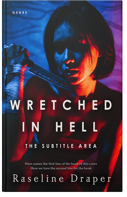 Front view of Premade Horror Book Cover - Bastille