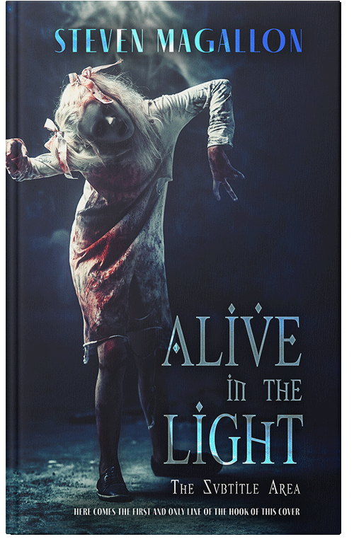 Front view of Premade Horror Book Cover - Mirage