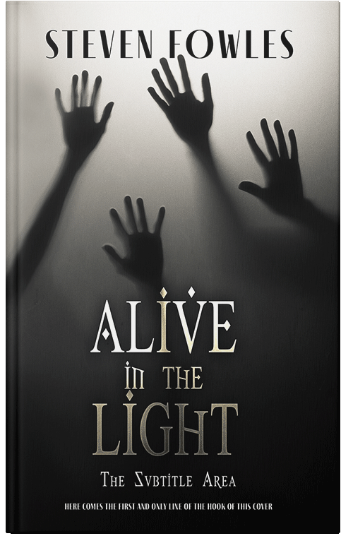 Front view of Premade Horror Book Cover - Tuatara