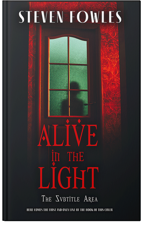 Front view of Premade Horror Book Cover - Cod Gray