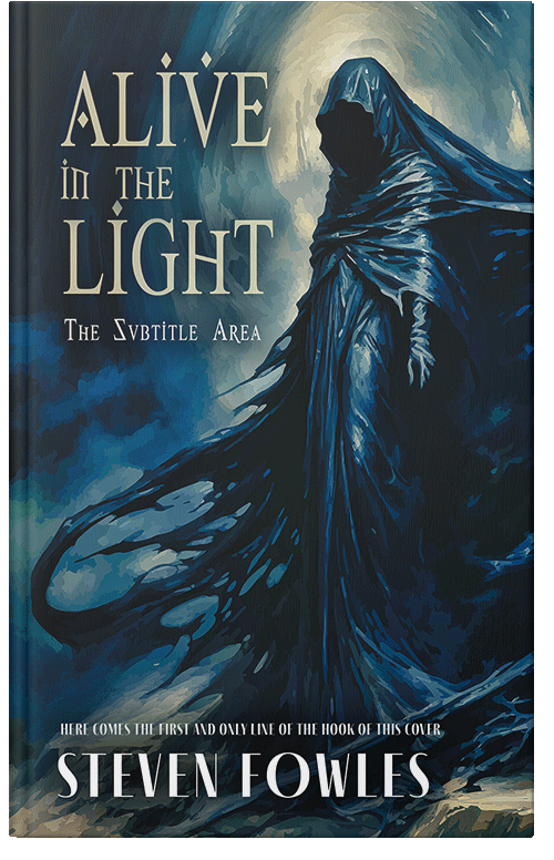 Front view of Premade Horror Book Cover - Big Stone