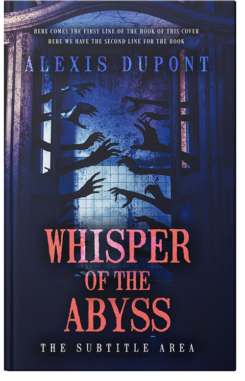 Front view of Premade Horror Book Cover - Ebony