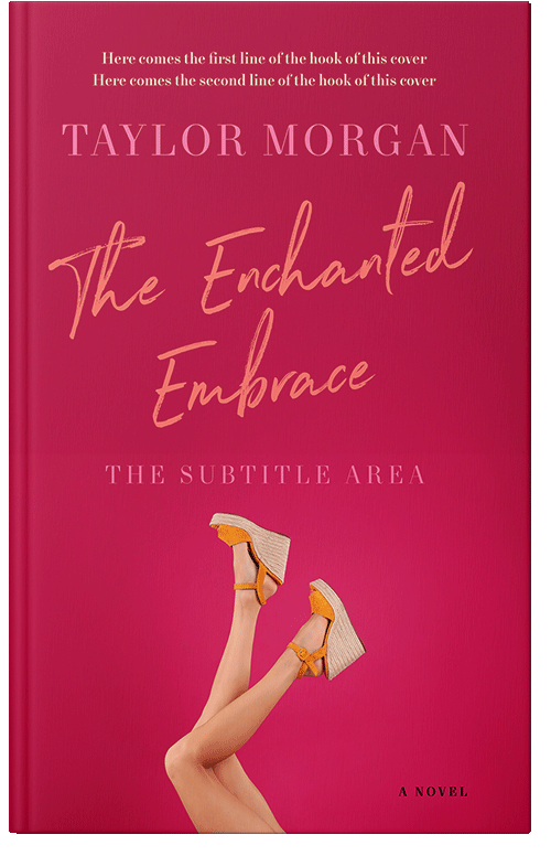 Front view of Premade Chick Lit Book Cover - Crimson