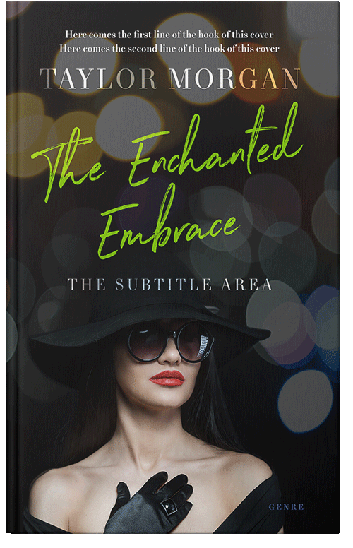 Front view of Premade Romance Book Cover - Cod Gray