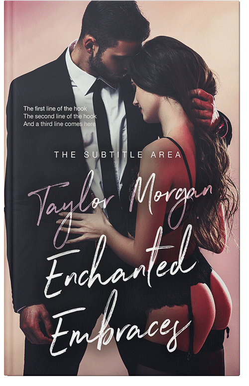 Front view of Premade Erotica Book Cover - Clam Shell