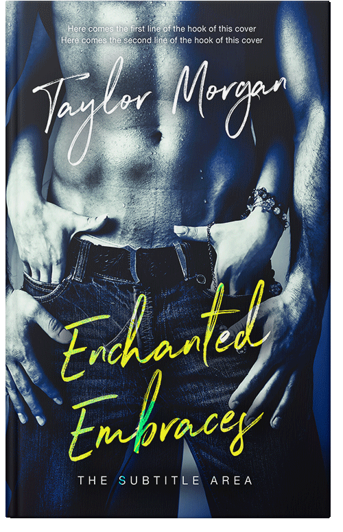 Front view of Premade Erotica Book Cover - Pale Leaf