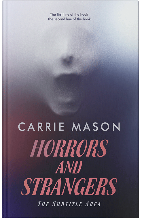 Front view of Premade Horror Book Cover - Maverick