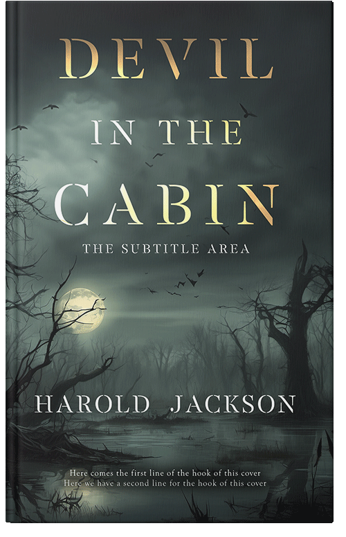 Front view of Premade Horror Book Cover - Cape Cod