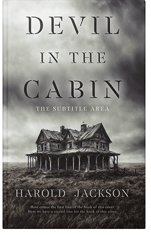 Premade Book Cover Gray Nickel