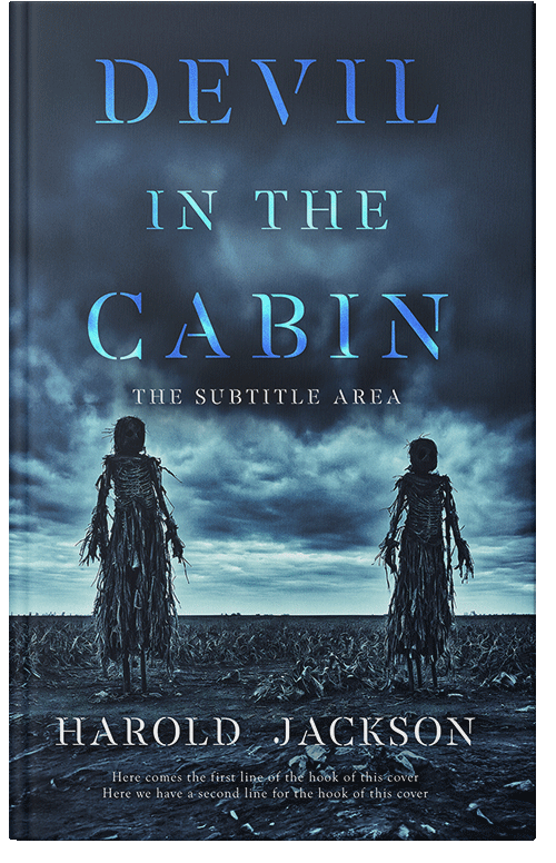 Front view of Premade Horror Book Cover - Cloud Burst