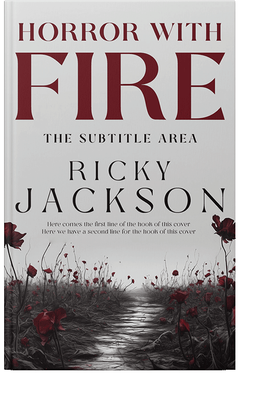 Front view of Jon #14921 - Premade Abstract Book Cover