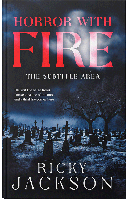 Front view of Premade Horror Book Cover - Mirage