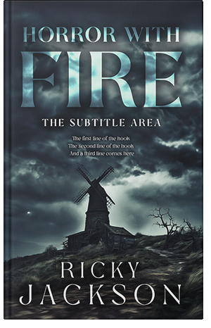 Premade Book Cover Outer Space