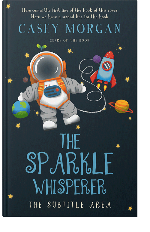 Front view of Timber Green #14935 - Premade Science Fiction Book Cover