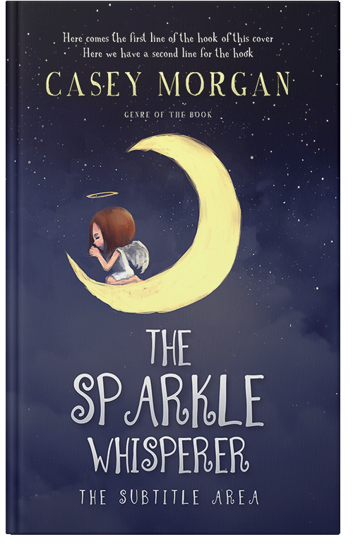 Front view of Premade Children's Book Cover - Ebony Clay