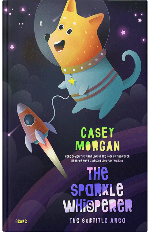 Front view of Premade Fantasy Book Cover - Steel Gray