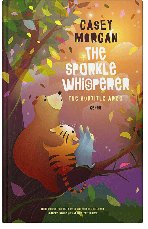 Front view of Premade Nature Book Cover - Spicy Mix