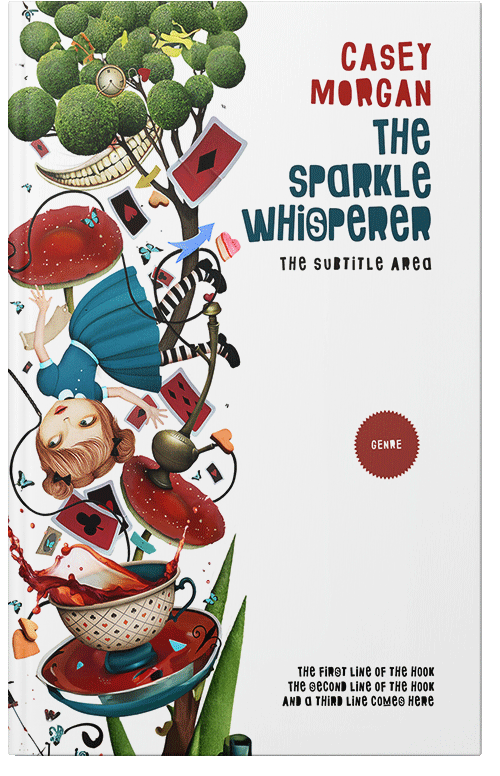 Front view of Premade Surreal Book Cover - Gable Green