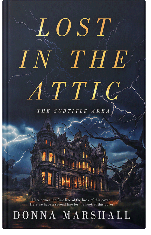 Front view of Premade Mystery & Thriller & Suspense Book Cover - Mirage