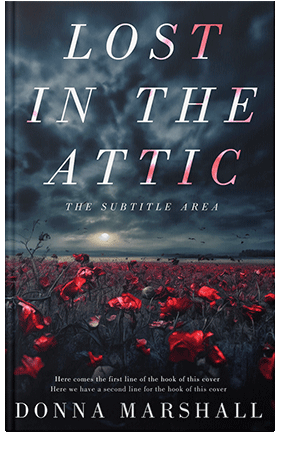 Pre Made Book Cover Ebony Clay