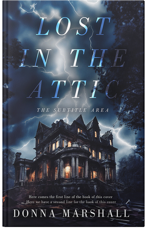 Front view of Premade Historical Book Cover - Ebony Clay