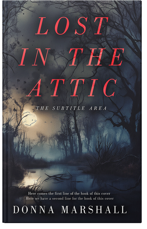 Front view of Premade Mystery & Thriller & Suspense Book Cover - Charade