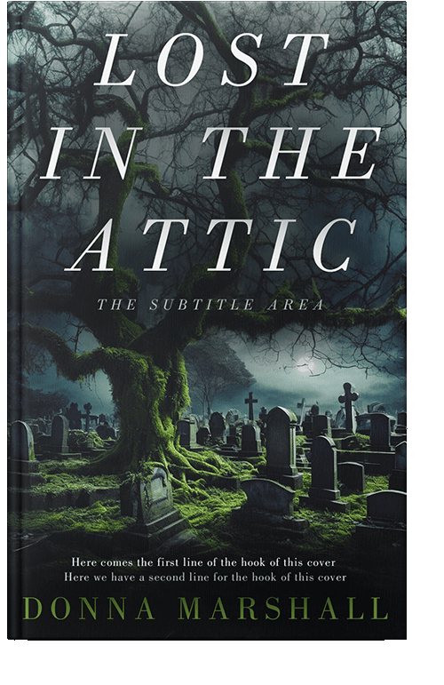 Front view of Outer Space #14959 - Premade Horror Book Cover