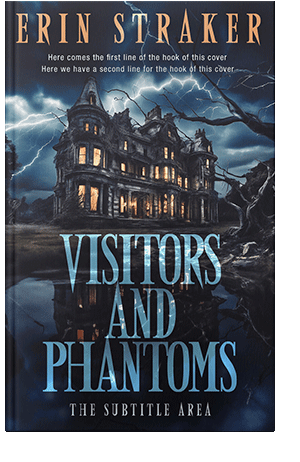 Pre Made Book Cover Ebony Clay