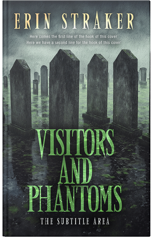 Front view of Premade Horror Book Cover - Outer Space