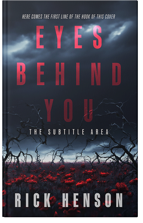 Front view of Premade Mystery & Thriller & Suspense Book Cover - Steel Gray