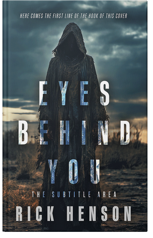 Front view of Premade Mystery & Thriller & Suspense Book Cover - Outer Space