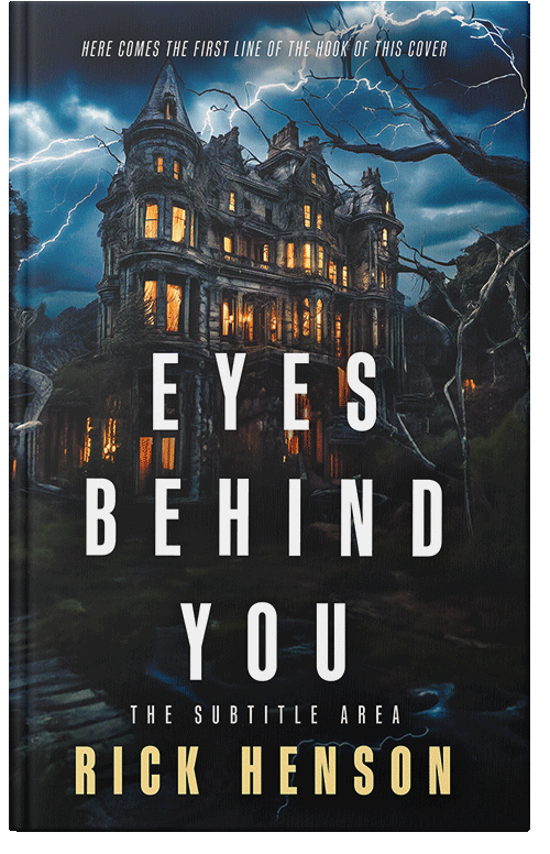 Front view of Premade Mystery & Thriller & Suspense Book Cover - Shark