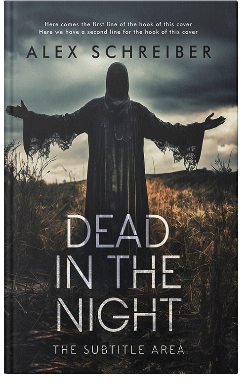 Front view of Premade Mystery & Thriller & Suspense Book Cover - Shark