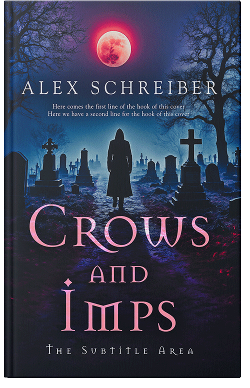 Front view of Premade Fantasy Book Cover - Mirage