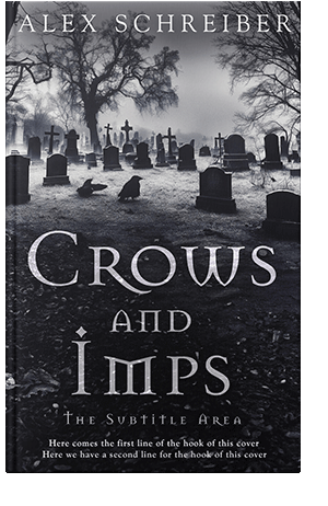 Pre Made Book Cover French Gray