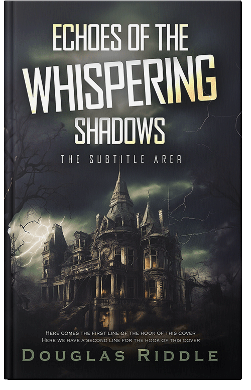 Front view of Premade Mystery & Thriller & Suspense Book Cover - Shark