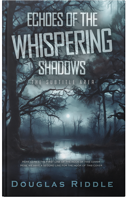 Front view of Premade Mystery & Thriller & Suspense Book Cover - Ebony Clay