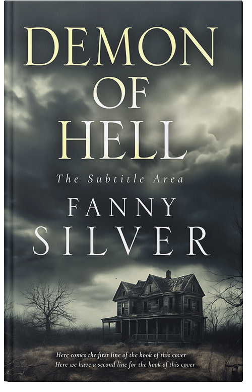 Front view of Premade Horror Book Cover - Outer Space