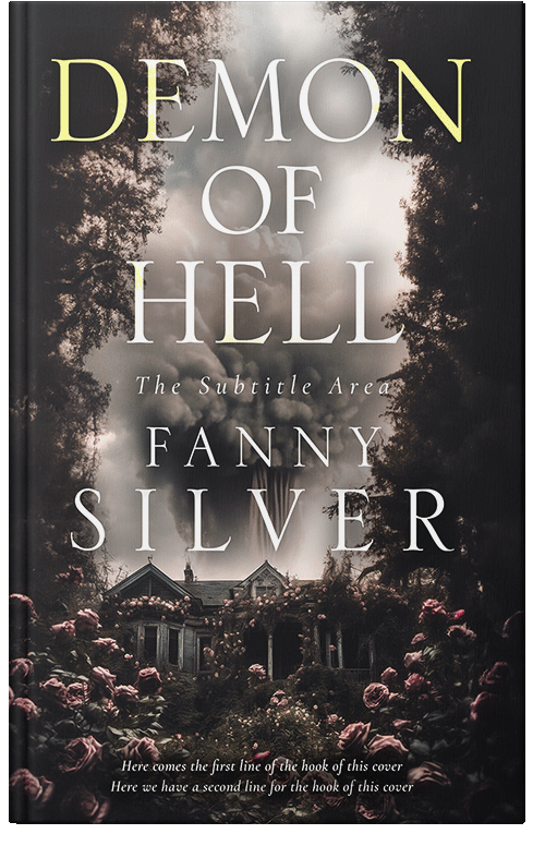 Front view of Thunder #15012 - Premade Horror Book Cover