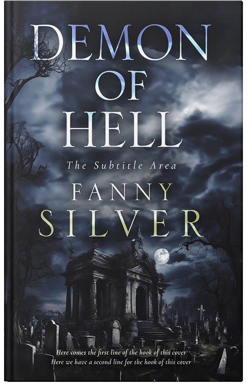 Front view of Premade Horror Book Cover - Charade