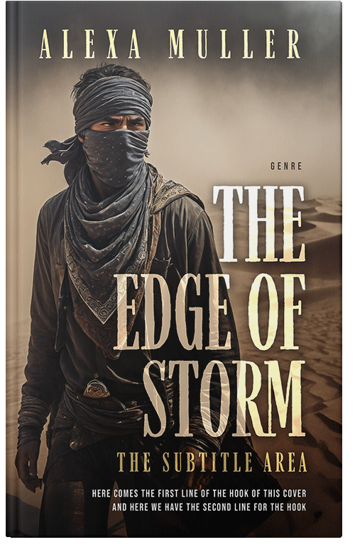 Front view of Premade Action & Adventure Book Cover - Akaroa