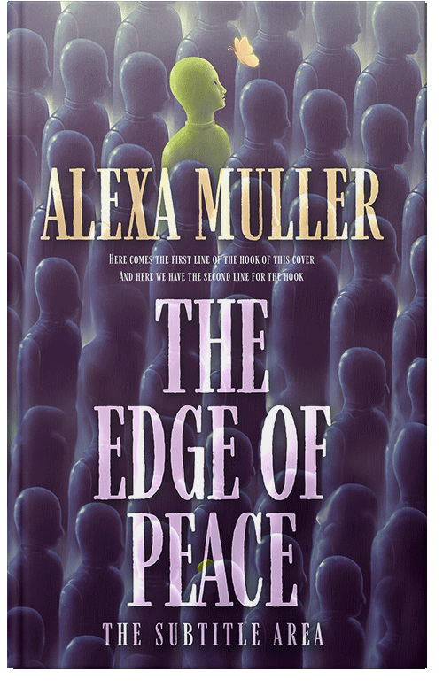 Front view of Premade Business Book Cover - Voodoo