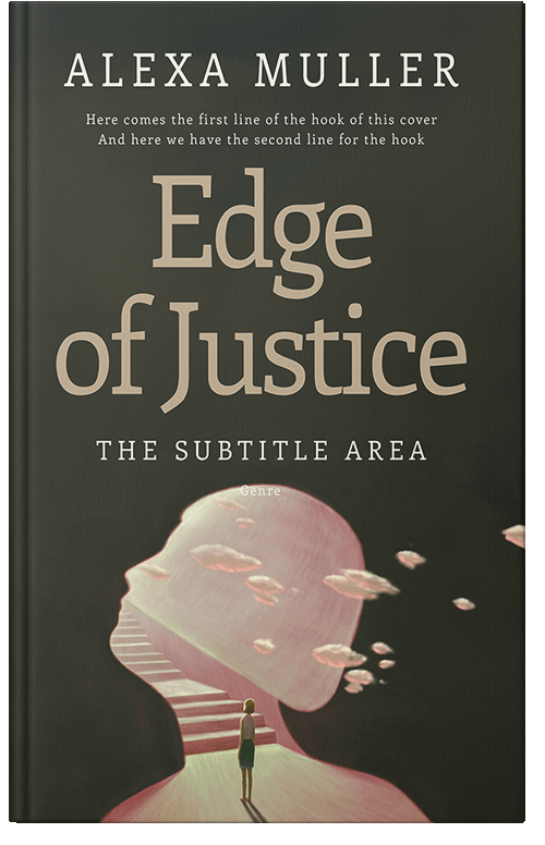 Front view of Premade Self-Improvement & Self-Help Book Cover - Vanilla